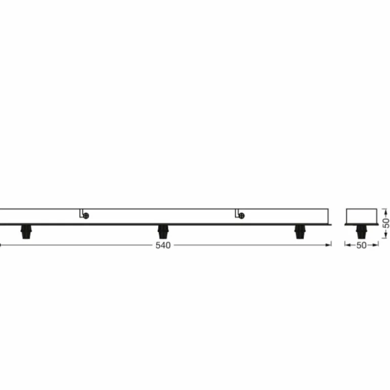 1906 Accessoire Luminaires Ledvance Noir, 3 lumières
