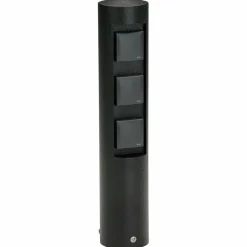 2102 Prises électriques d'extérieur Luminaires Albert Leuchten Noir