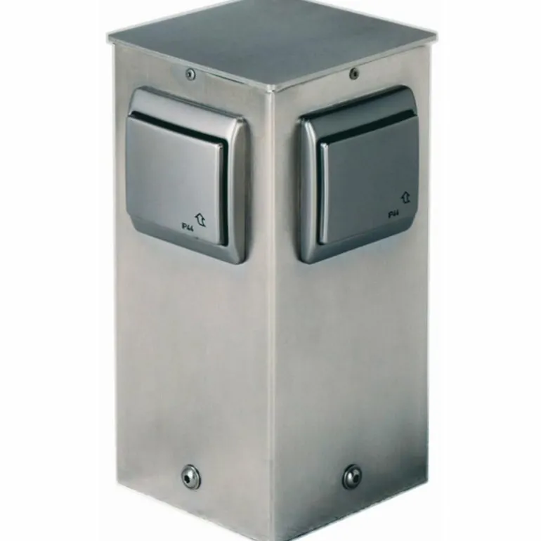 2119 Prises électriques d'extérieur Luminaires Albert Leuchten Acier inoxydable