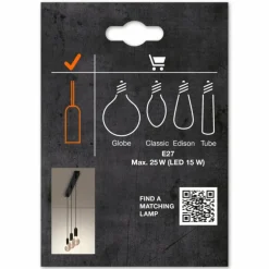 1906 Suspension Luminaires Ledvance Noir, 1 lumière