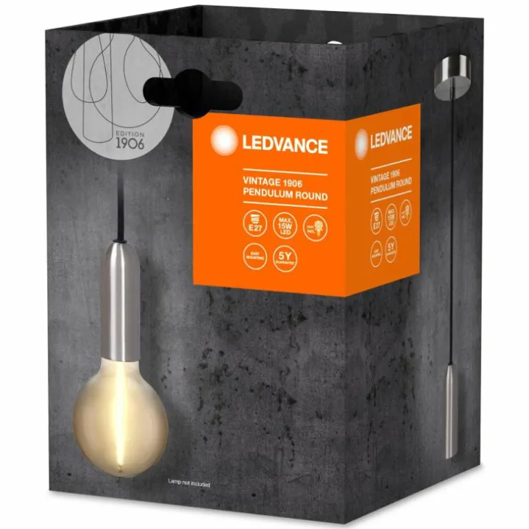 1906 Suspension Luminaires Ledvance Chrome, 1 lumière