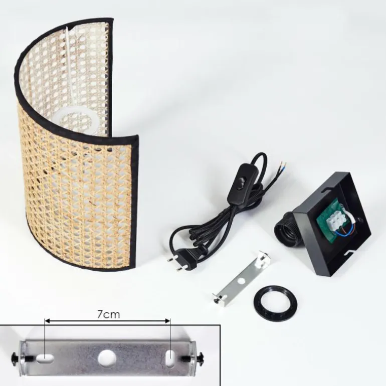 Abedim Luminaire Up & Down, Applique murale Noir, 1 lumière