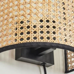 Abedim Luminaire Up & Down, Applique murale Noir, 1 lumière