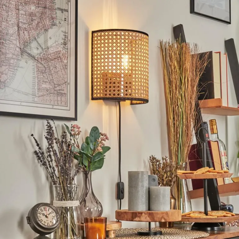 Abedim Luminaire Up & Down, Applique murale Noir, 1 lumière