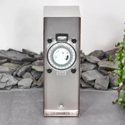 Abilene Prises électriques d'extérieur Acier inoxydable, Gris