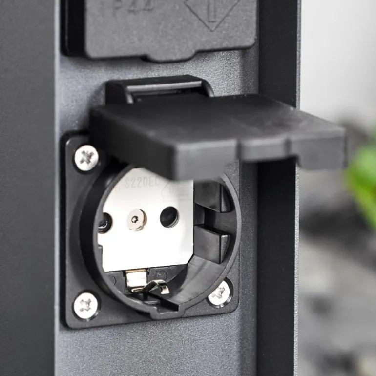 Abilene Prises électriques d'extérieur Anthracite