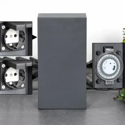 Abilene Prises électriques d'extérieur Anthracite