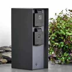 Abilene Prises électriques d'extérieur Anthracite