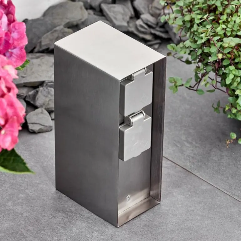 Abilene Prises électriques d'extérieur Acier inoxydable