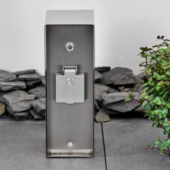 Abilene Prises électriques d'extérieur Acier inoxydable