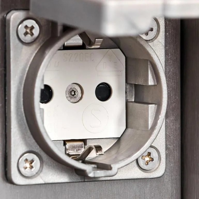 Abilene Prises électriques d'extérieur Acier inoxydable