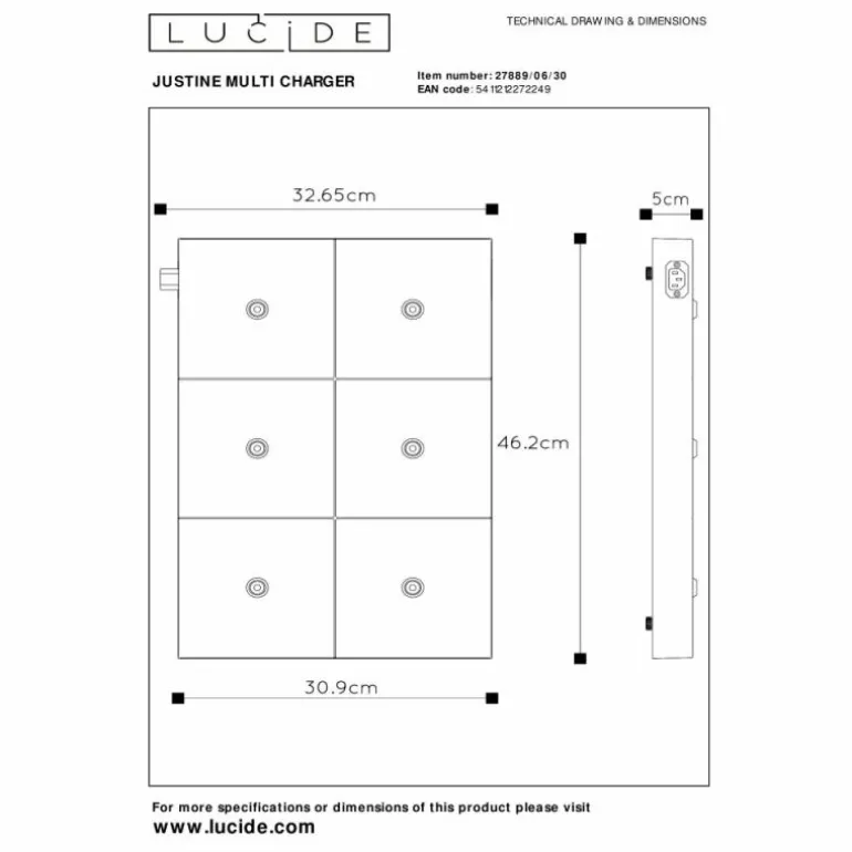 Accessoire Lucide THE DOCK Noir