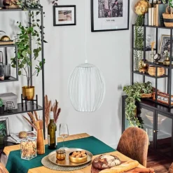 Adara Suspension, Suspension Blanc, 1 lumière