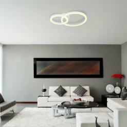 ADDA Plafonnier Luminaires Globo Lighting LED Blanc, 1 lumière