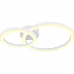 ADDA Plafonnier Luminaires Globo Lighting LED Blanc, 1 lumière