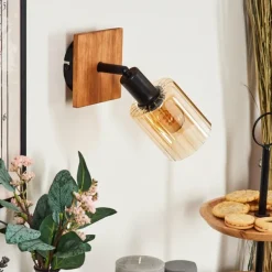 Aggebo Applique murale, Spot mural Écru, Noir, 1 lumière