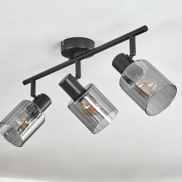 Aggebo Plafonnier Noir, 3 lumières