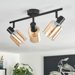 Aggebo Plafonnier Noir, 3 lumières