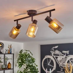 Aggebo Plafonnier Noir, 3 lumières