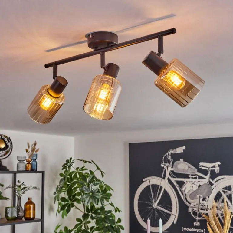 Aggebo Plafonnier Noir, 3 lumières