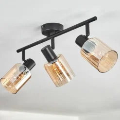 Aggebo Plafonnier Noir, 3 lumières