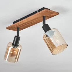 Aggebu Plafonnier Écru, Noir, 2 lumières