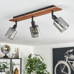 Aggebu Plafonnier Écru, Noir, 3 lumières