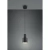 Agudo Suspension Luminaires Trio Noir, 1 lumière