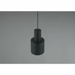 Agudo Suspension Luminaires Trio Noir, 1 lumière