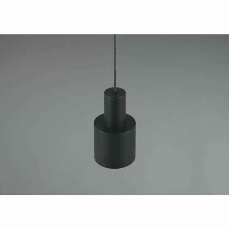 Agudo Suspension Luminaires Trio Noir, 1 lumière