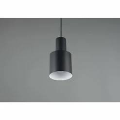 Agudo Suspension Luminaires Trio Noir, 1 lumière