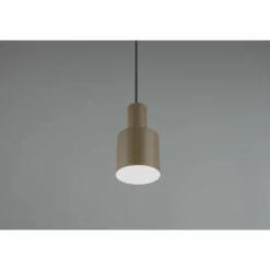 Agudo Suspension Luminaires Trio Brun, 1 lumière