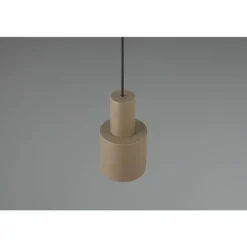 Agudo Suspension Luminaires Trio Brun, 1 lumière