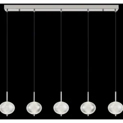 Aida Suspension Luminaires Globo Lighting LED Chrome, 1 lumière