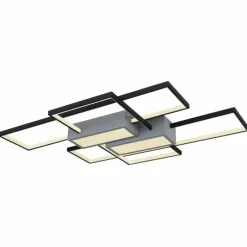 AIGINA Plafonnier Luminaires Globo Lighting LED Noir, 1 lumière, Télécommandes