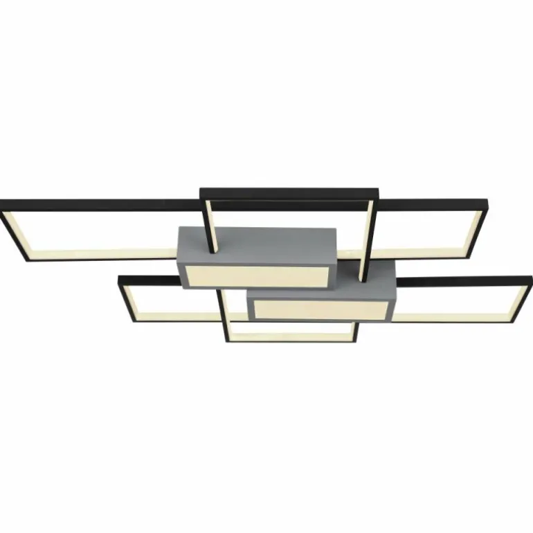AIGINA Plafonnier Luminaires Globo Lighting LED Noir, 1 lumière, Télécommandes