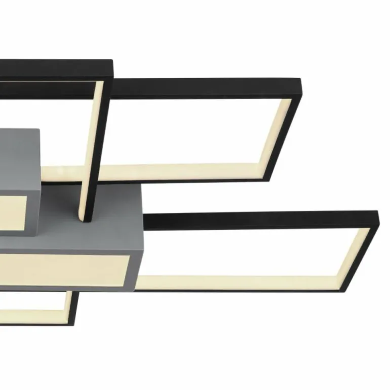 AIGINA Plafonnier Luminaires Globo Lighting LED Noir, 1 lumière, Télécommandes