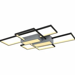 AIGINA Plafonnier Luminaires Globo Lighting LED Noir, 1 lumière, Télécommandes
