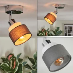 Ailer Plafonnier, Spot de plafond Chrome, 1 lumière