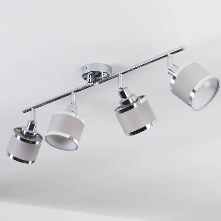 Ailer Plafonnier, Spot de plafond Chrome, 4 lumières