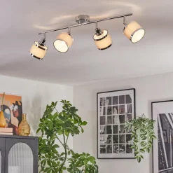 Ailer Plafonnier, Spot de plafond Chrome, 4 lumières