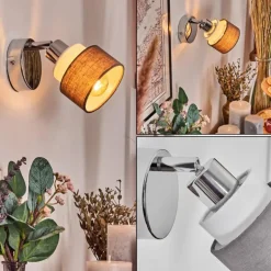 Ailer Spot de plafond, Applique murale, Spot mural Chrome, 1 lumière