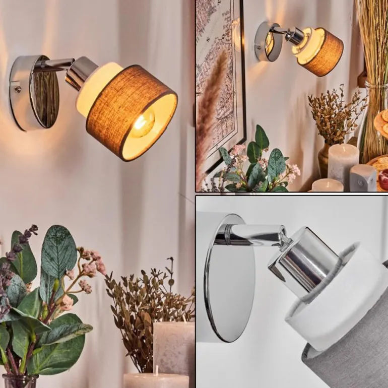 Ailer Spot de plafond, Applique murale, Spot mural Chrome, 1 lumière