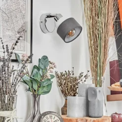 Ailer Spot de plafond, Applique murale, Spot mural Chrome, 1 lumière