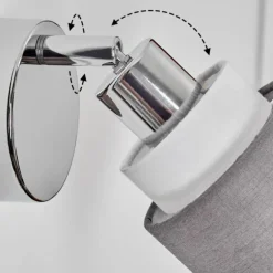 Ailer Spot de plafond, Applique murale, Spot mural Chrome, 1 lumière