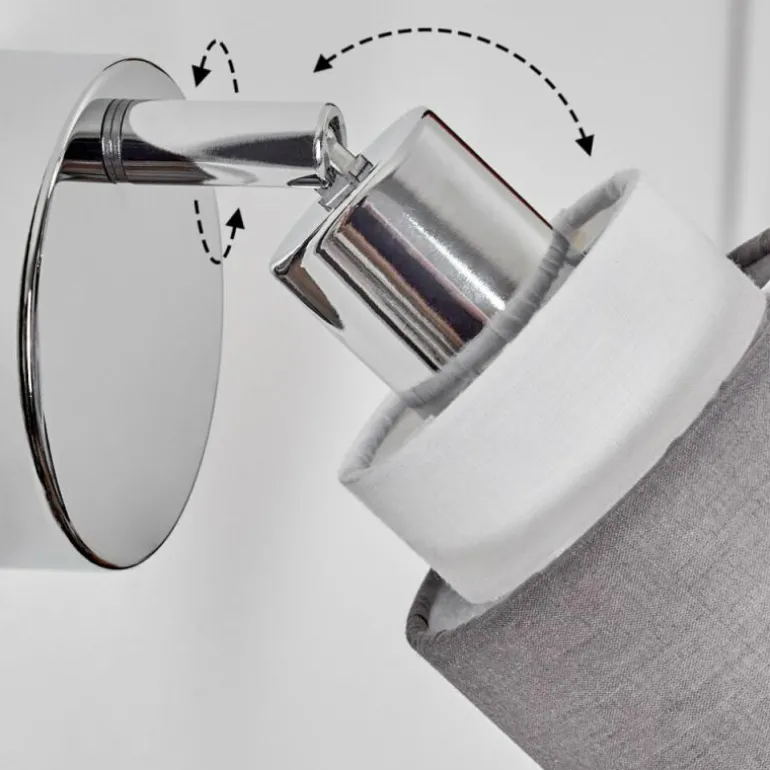 Ailer Spot de plafond, Applique murale, Spot mural Chrome, 1 lumière