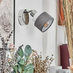 Ailer Spot de plafond, Applique murale, Spot mural Chrome, 1 lumière