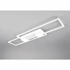 ALBANY Plafonnier Luminaires Trio LED Blanc, 1 lumière, Télécommandes