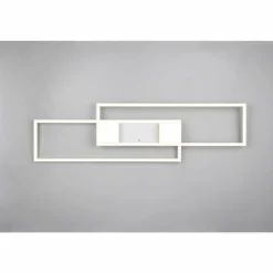 ALBANY Plafonnier Luminaires Trio LED Blanc, 1 lumière, Télécommandes