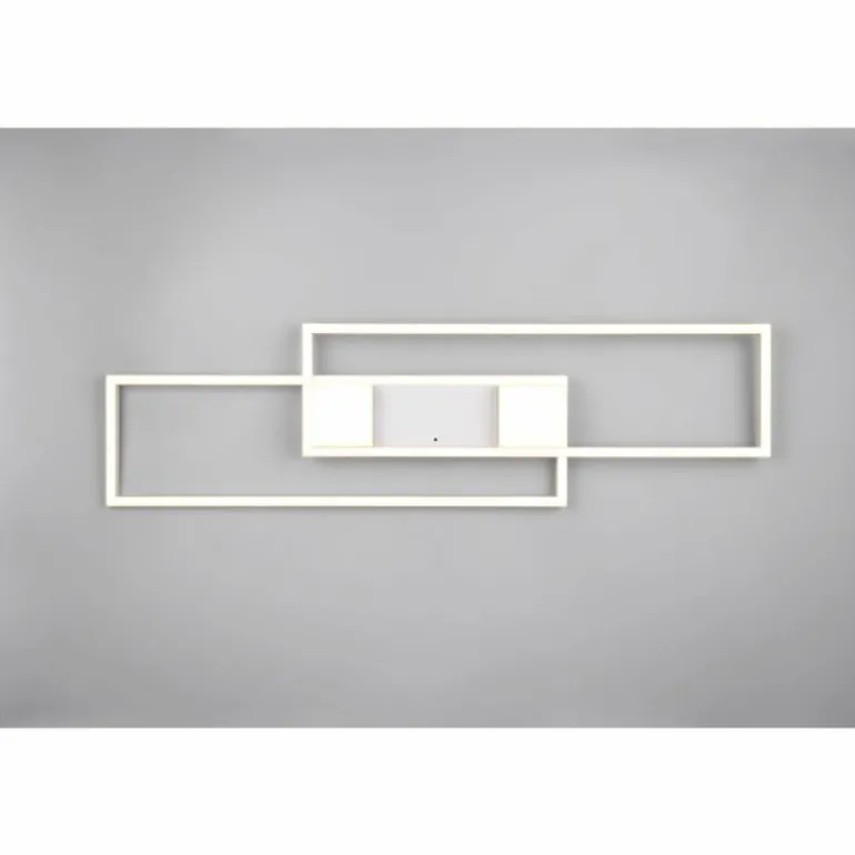 ALBANY Plafonnier Luminaires Trio LED Blanc, 1 lumière, Télécommandes